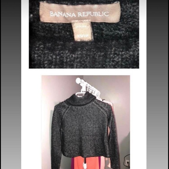 Banana Republic Wool Cropped Sweater - Picture 1 of 1